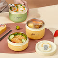 WORTHBUY Portable Sealed Thermal Lunch Box For Kids Stackable Microwave 304 Stainless