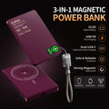 Wireless Magnetic Powerbank Fast Charing Spare Portable External Battery for iPhone 12-17 Promax Watch Airpods 5000/10000mAh
