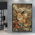 Pok mon Canvas Painting Frameless Animation Printing Jiggly Puff Charizard Gengar Charmander Room Decoration Poster Mural Gift