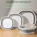 Portable Collapsible Basin | Space-Saving Foldable Tub for Travel & Outdoor | Made of