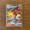 The Winged Dragon of Ra GX Charizard Theme Metal Mewtwo 6Pcs Gold Foil Fan Art Trading Cards Collection Toy Gift