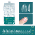 Nailpop 120pcs/box Gel X Nail Tips Medium Short Shape Almond/Square/Soft Gel Nail Tips