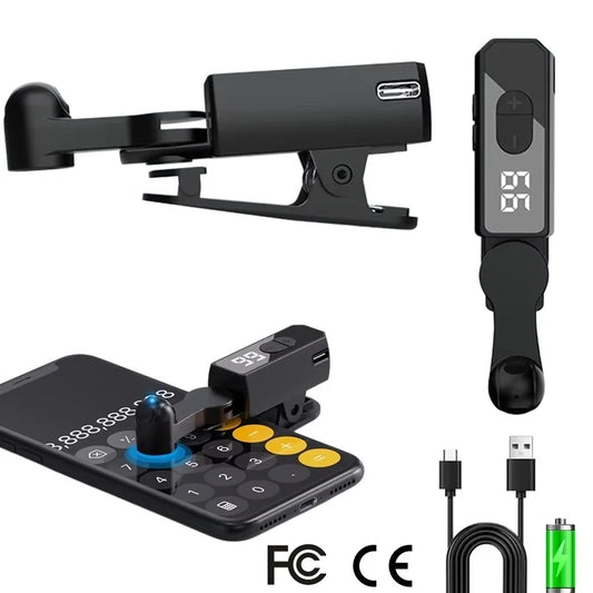 2 Colors Fast Click Auto Screen Clicker Type C Charging Touch Tapper for Mobile Phone Tablet Gaming And Live Streaming Device