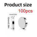 10x1/10x2/10x3mm-20/50/100pcs circular refrigerator magnets widely used in offices DIY