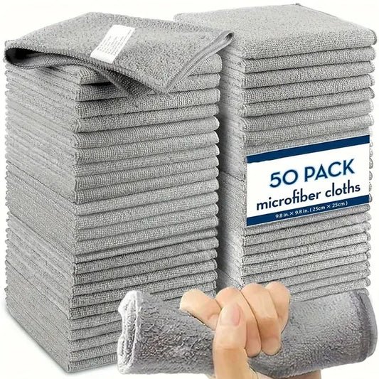 Microfiber Cleaning Cloths for Bicycle Car Kitchen Towel Absorbent Soft And