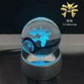Monster Spirit Crystal Ball 3D Ghost Gengar Dragon Night Light Bulb Glass Crystal Ball Figurine Beat Birthday Gift