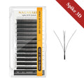 NAGARAKU Automatic Flowering W Shape Bloom 3D 4D 5D 6D 7D 8D Premade Fans Speed Eyelash