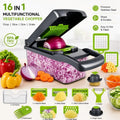 Multifunctional Portable Kitchen Chopper Vegetable Shredder Slicer, Potato Carrot Grater, Fruit Veggie Home Food Processor
