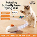 Popular toy: self-activating electric sensor rotating butterfly laser cat toy, teaser wand, pet supplies