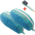 1/2/4PCS Shoe Washing Machine Bag with Liquid Shoe Brush Set Durable Laundry Shoe Bag and Soft Bristle Clean Brush for All Shoes