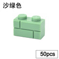 DIY Building Blocks Wall Figures Bricks 1x2 1x3 1x4 L Dots Educational Creative