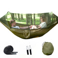 2-In-1 Camping Hammock With Mosquito Net 1.6lbs Ultralight Parachute Nylon Hanging Bed