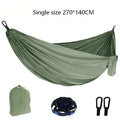 Portable Anti Rollover Double Camping Hammock Outdoor Travel Hiking Beach Backyard