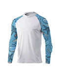 Men s Fishing Hoodie Shirt UPF 50+ Quick Dry Performance Long Sleeve Sun Protection Jersey