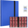 9 Pocket Trading Card Album Folder - 360 Side Loading Pocket Binder for Game Cards &