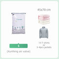 TAILI Cubic Vacuum Bags Large Storage Bag for Clothing, Comforters, Blankets No Need Tool Compression Bag for Travel Storage Bag