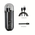 USB C Rechargeable Nose Ear Hair Trimmer for Men - Portable Fast Charge Compact Grooming Kit