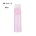 Silicone Shampoo Brush Head Scalp Massage Comb Hair Dye Tint Oil Applicator Bottle with
