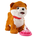 Walking Dog Repeats What You Say Realistic Licking Tongue Electronic Pet Interactive Musical Puppy Robot for Toddlers 3-5