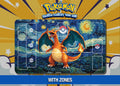 Charizard Starry Night Van Gogh TCG Playmat Waterproof Non-slip Desk Mat