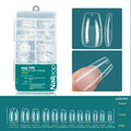 Nailpop 120pcs/box Gel X Nail Tips Medium Short Shape Almond/Square/Soft Gel Nail Tips