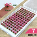 Miniature Flower Grass Model ABS Plant Materials for Diy HO Railway/Building/Garden Sand Table Landscape Diorama Kits